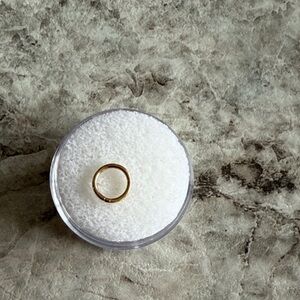 Vira Jewelry 14k Yellow Gold 1/4” Seam Ring 18g